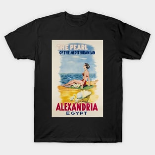 Alexandria,Egypt,Travel Poster T-Shirt